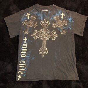 MMA Elite T-Shirt with Cross Design